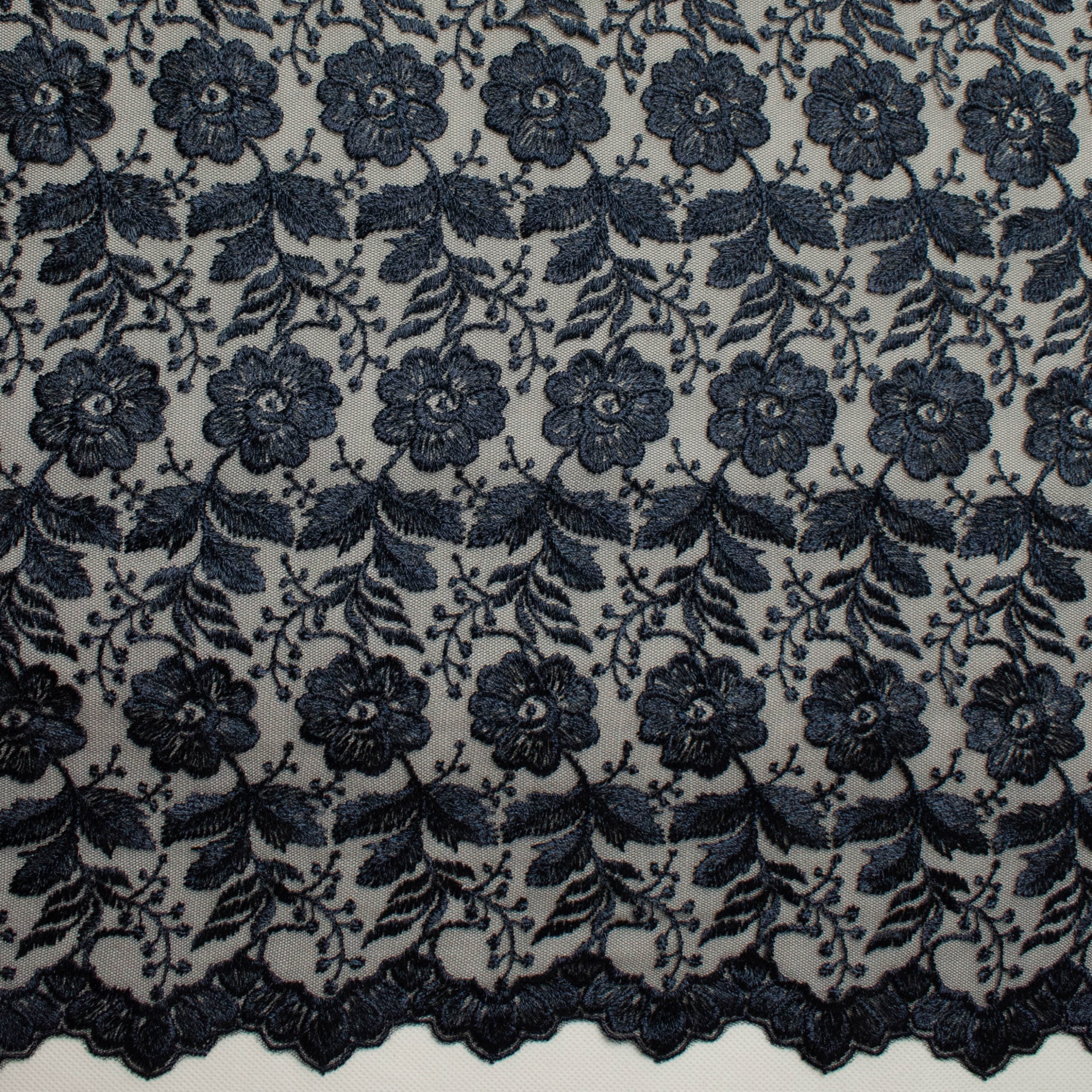 Embroidered Lace BF-02070T Navy