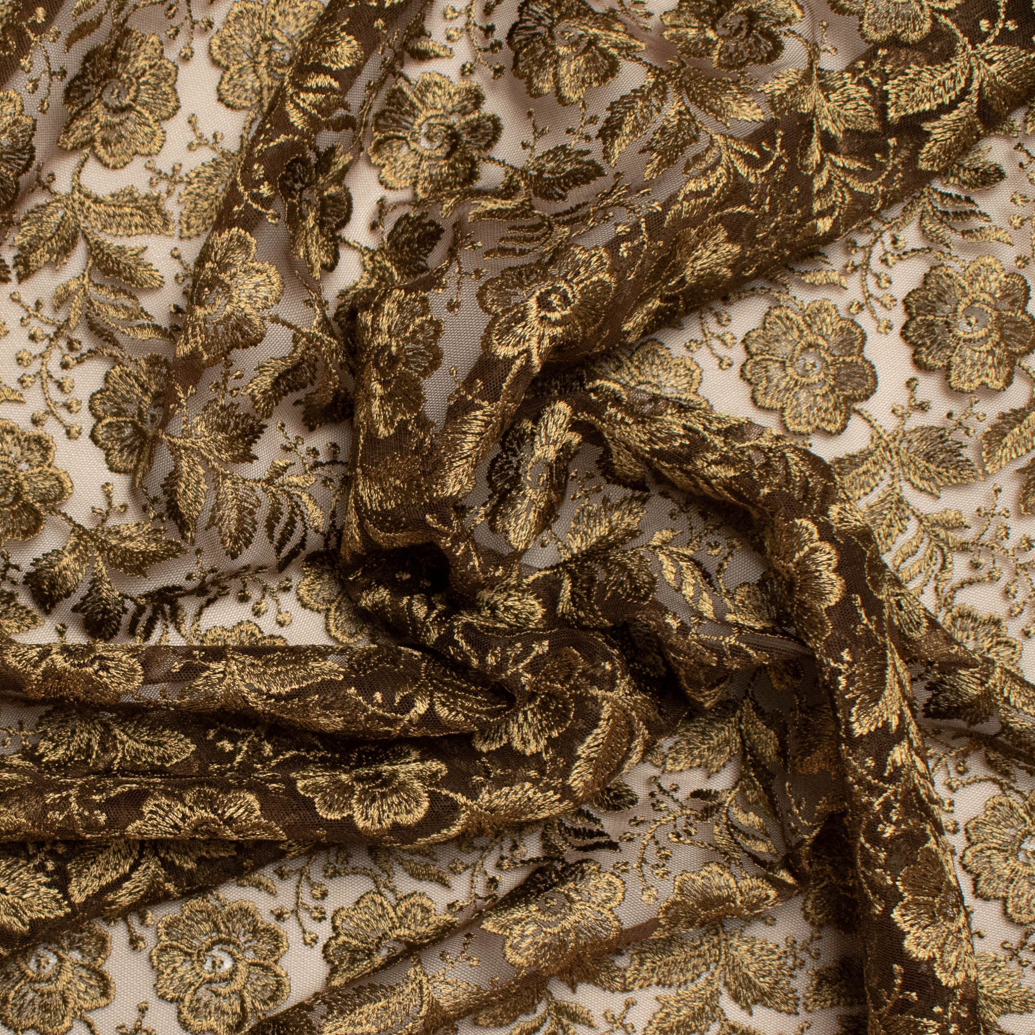 Embroidered Lace BF-02070T Olive