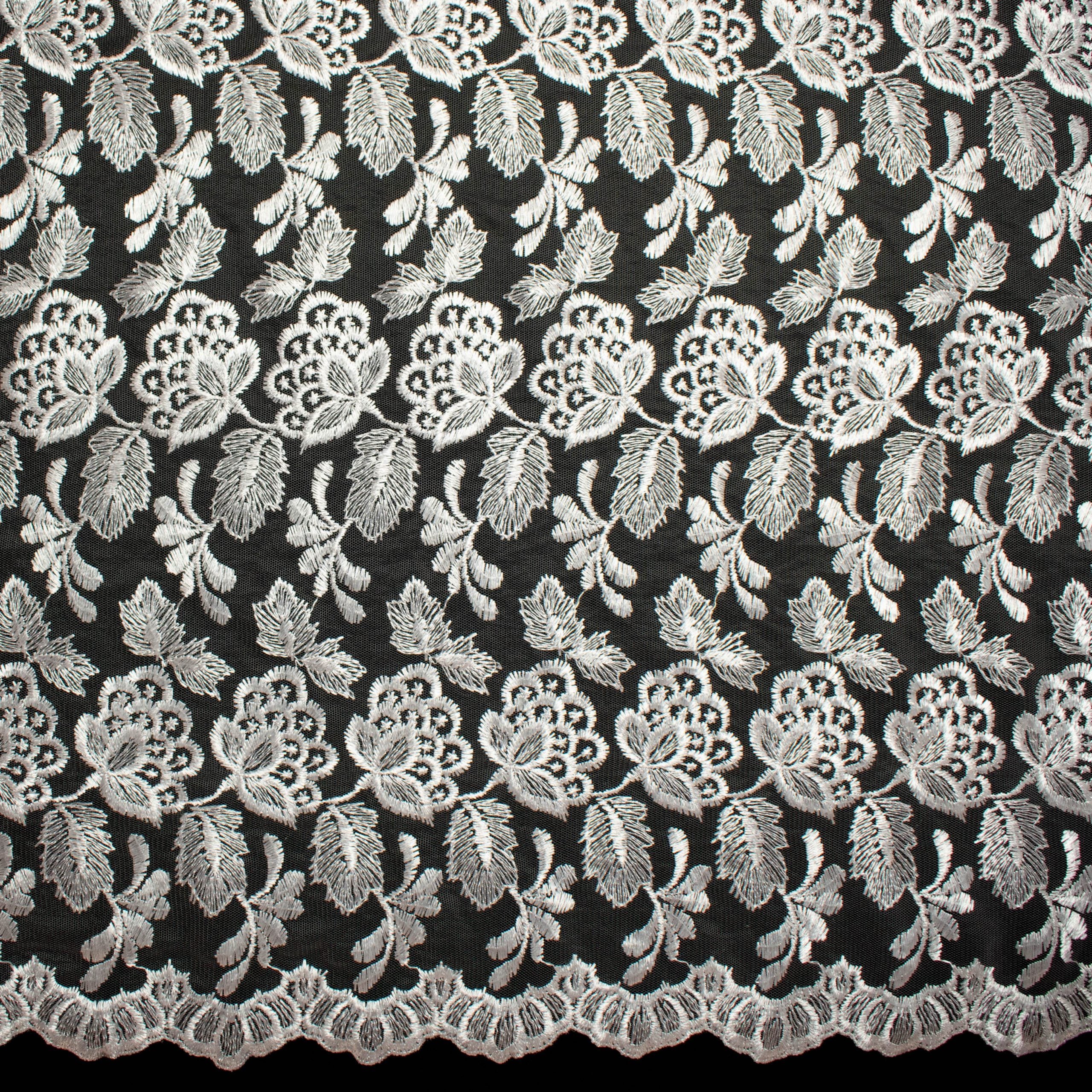 Embroidered Lace BF-44181G2 White