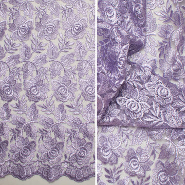 Embroidered Lace BF-60218 Mauve