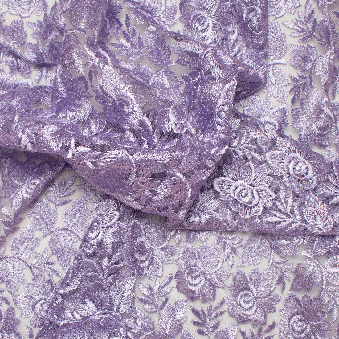 Embroidered Lace BF-60218 Mauve