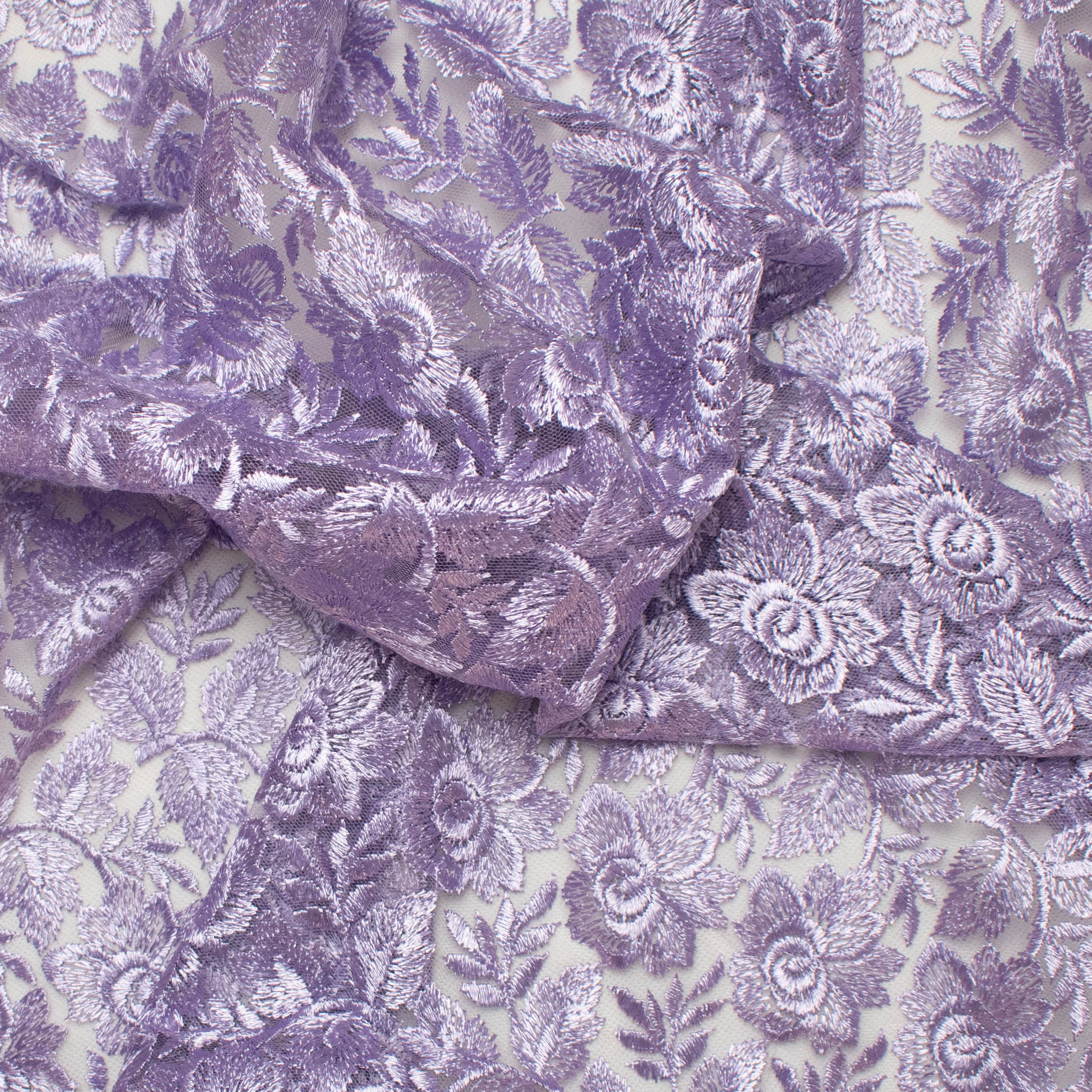 Embroidered Lace BF-60218 Mauve