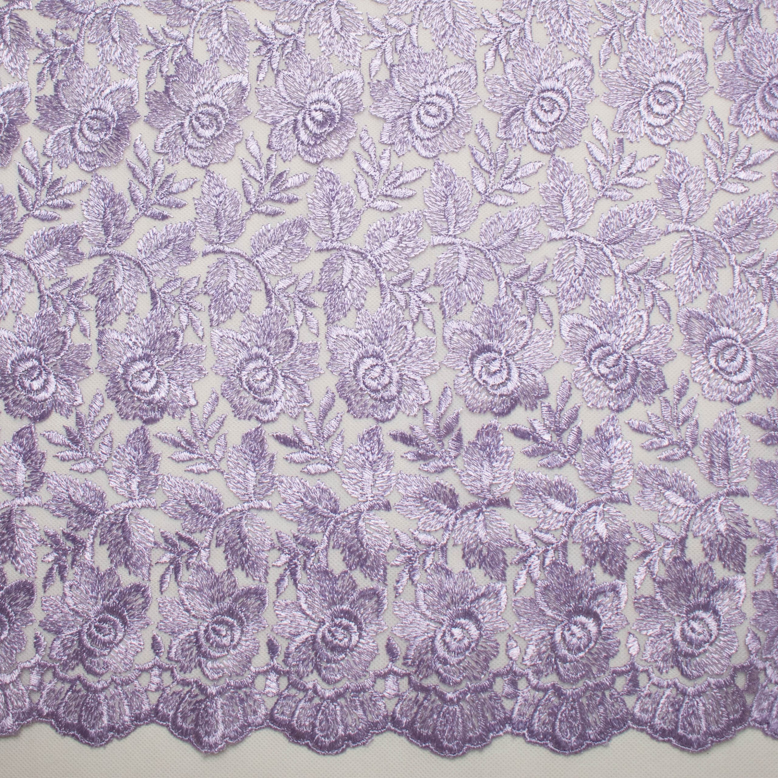 Embroidered Lace BF-60218 Mauve