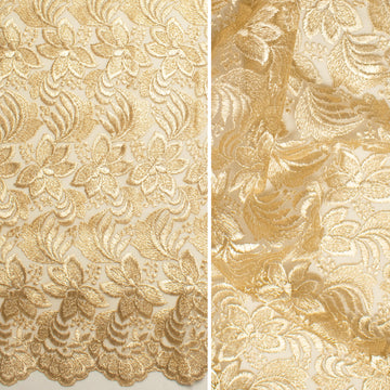 Embroidered Lace BF-61200 Almond