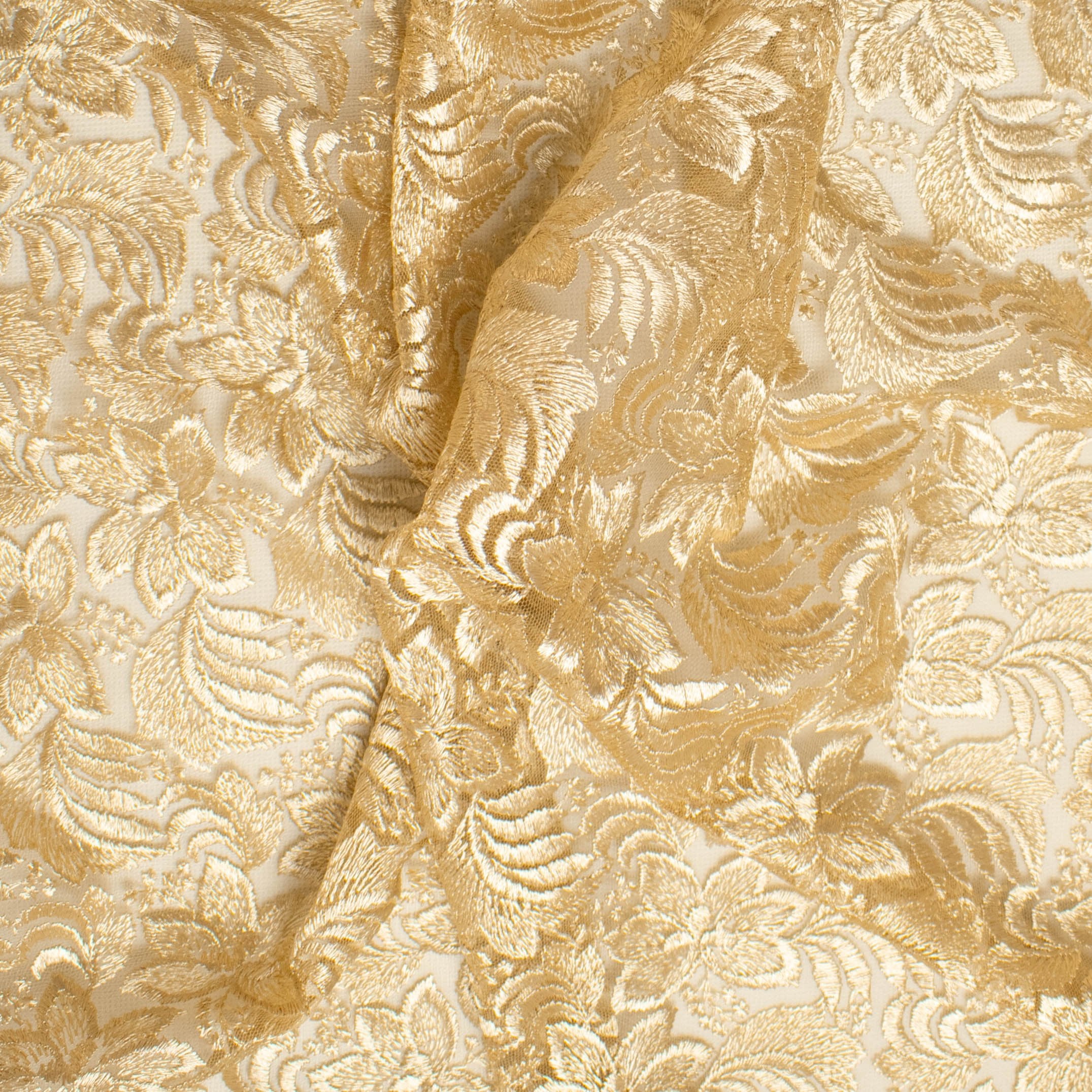 Embroidered Lace BF-61200 Almond