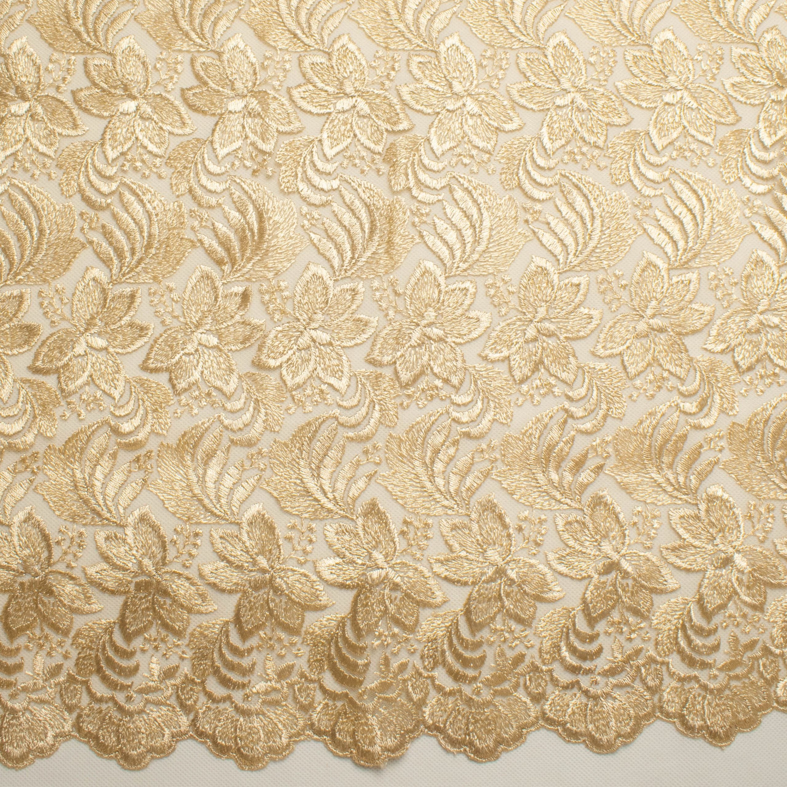 Embroidered Lace BF-61200 Almond