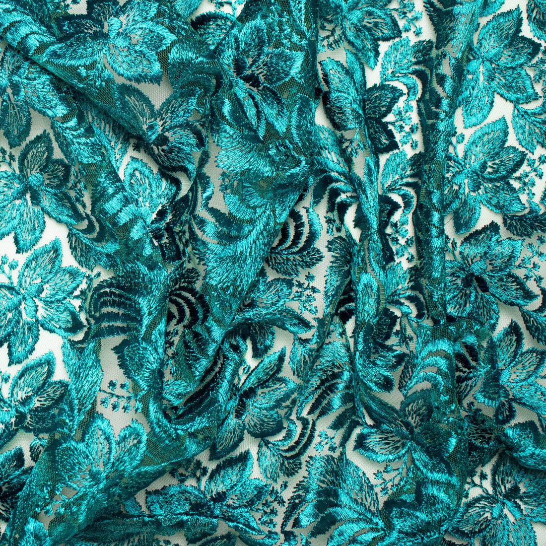 Embroidered Lace BF-61200 Apple Green