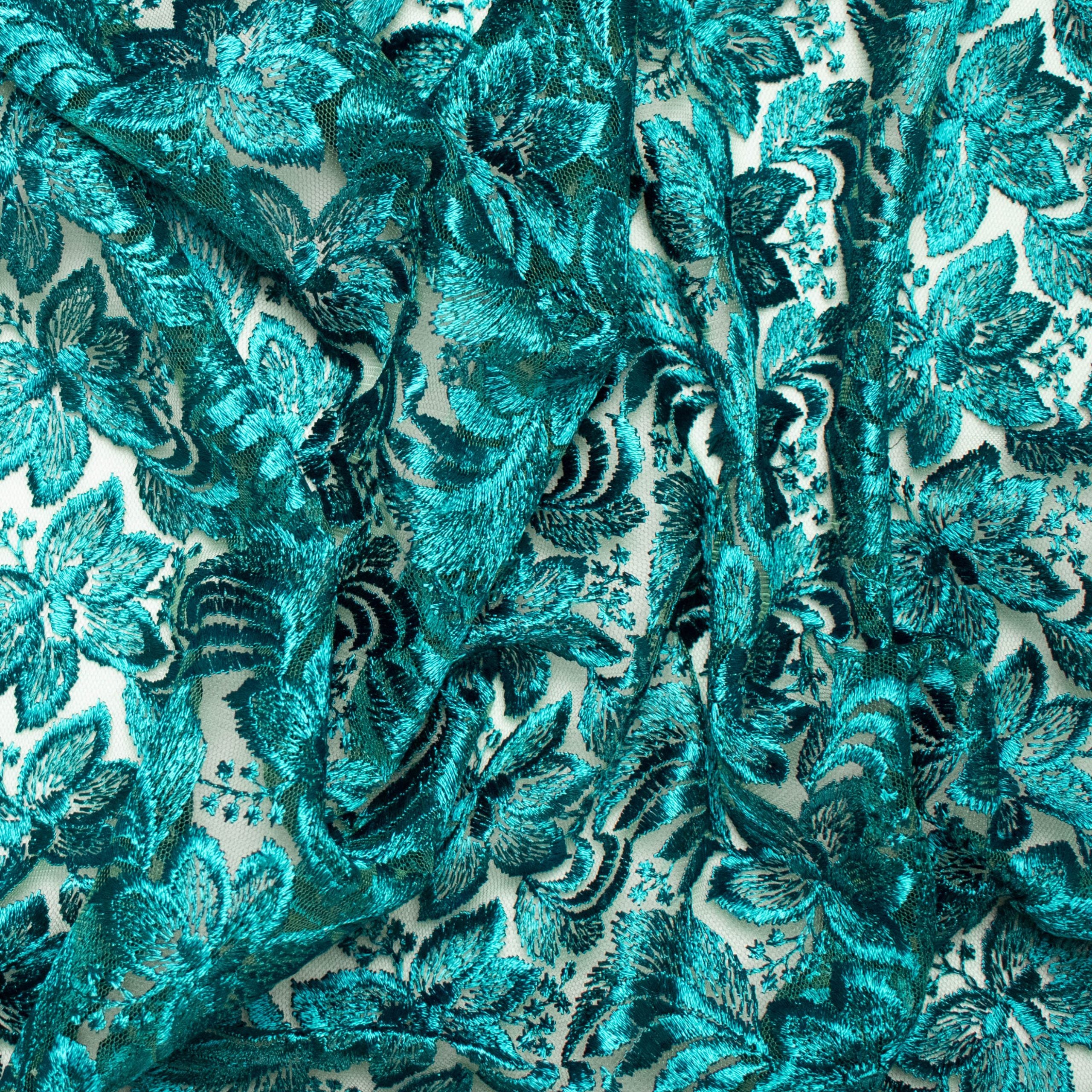 Embroidered Lace BF-61200 Apple Green