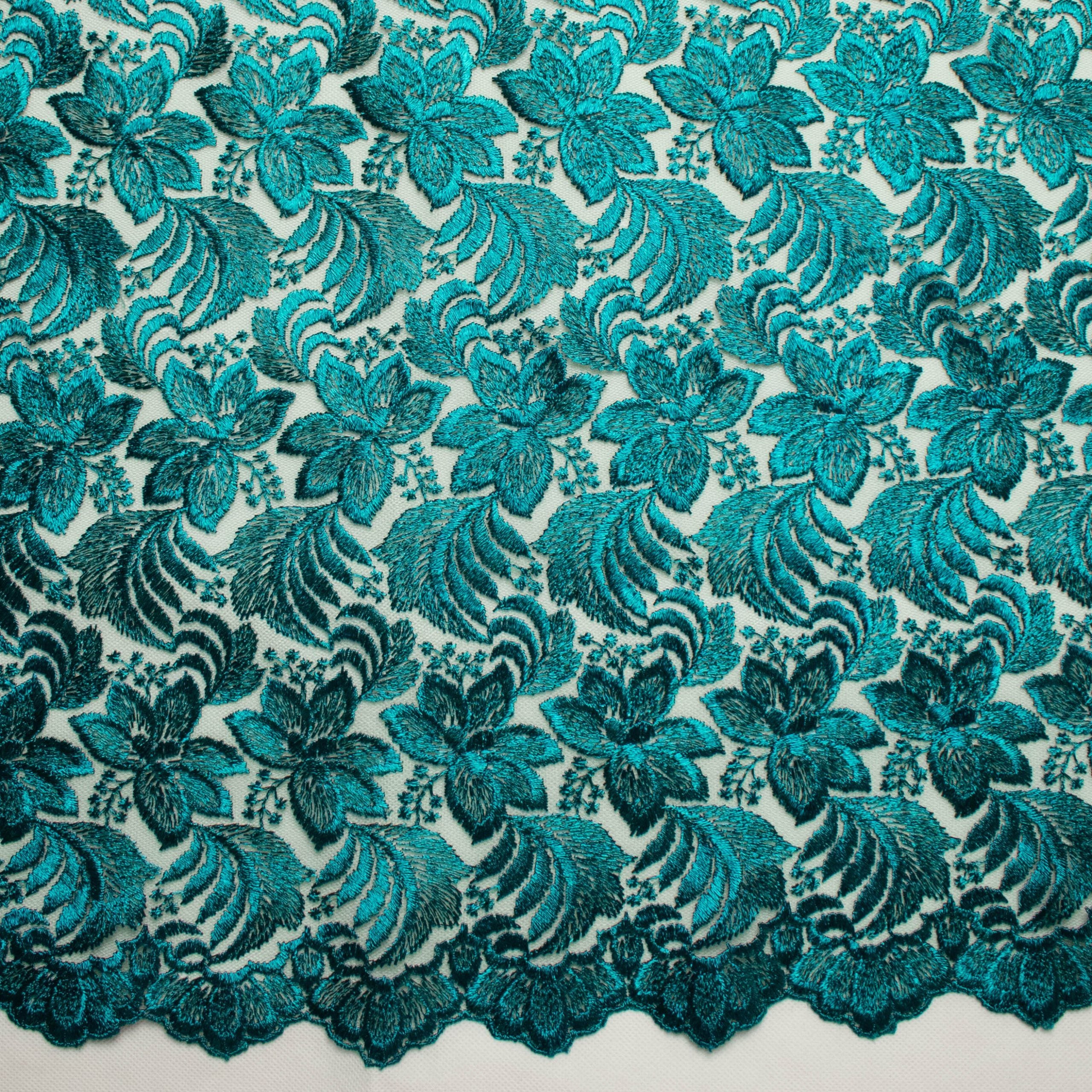 Embroidered Lace BF-61200 Apple Green