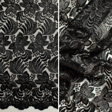 Embroidered Lace BF-61200 Black