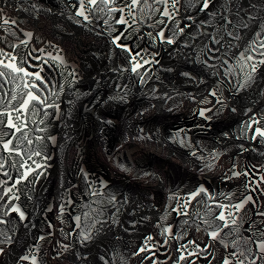 Embroidered Lace BF-61200 Black