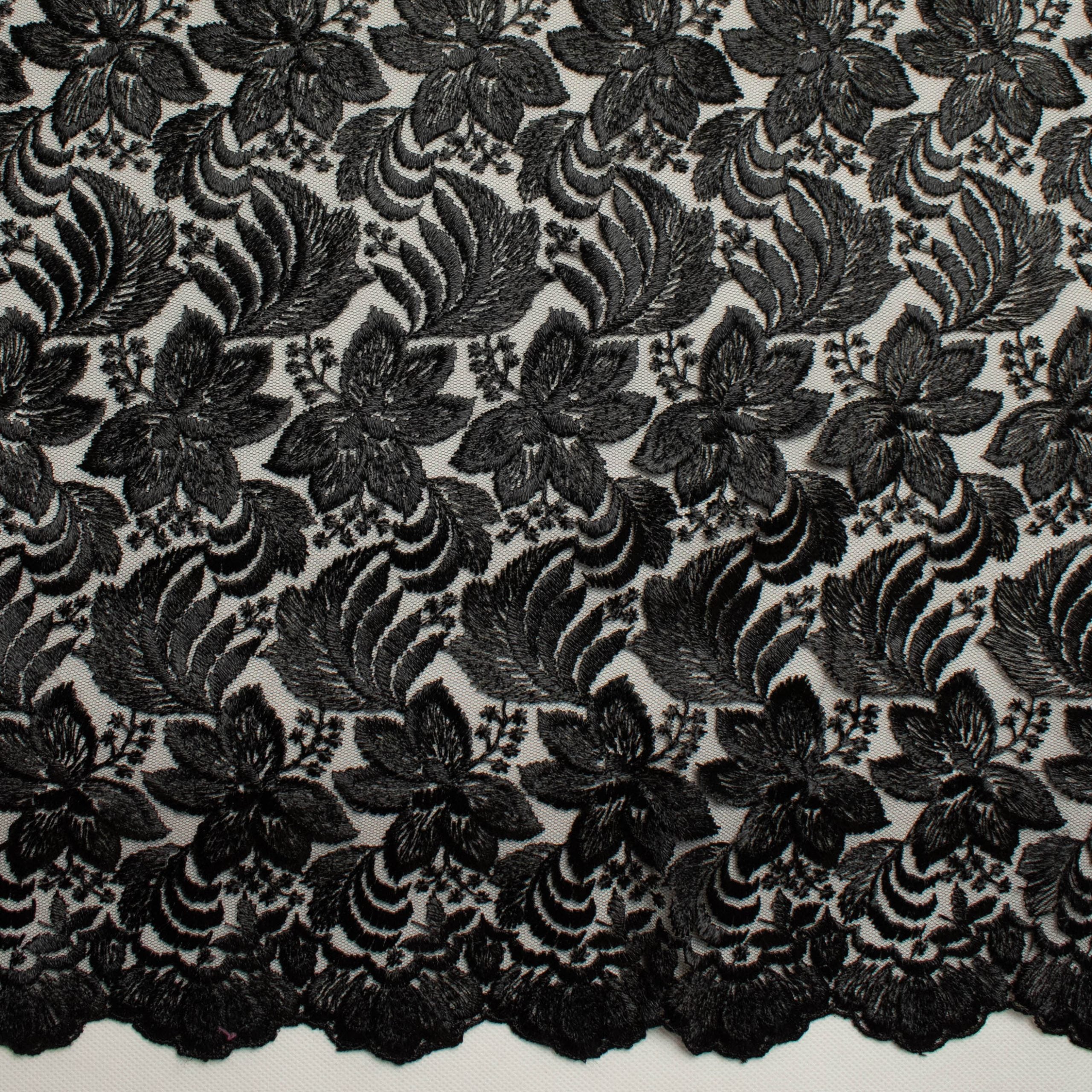 Embroidered Lace BF-61200 Black