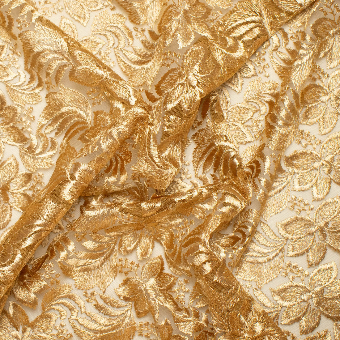 Embroidered Lace BF-61200 Dark Gold