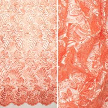 Embroidered Lace BF-61200 Dark Peach