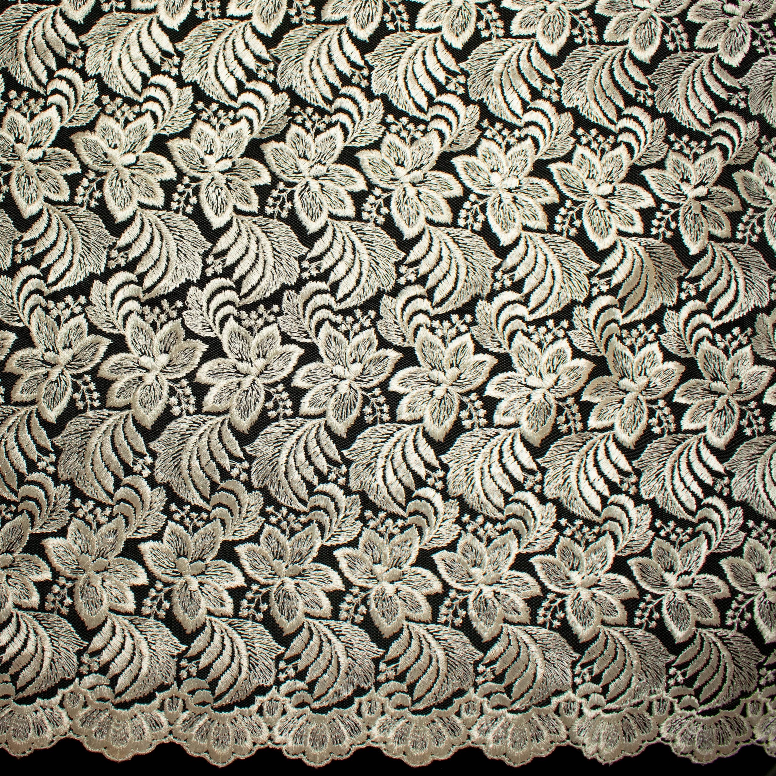 Embroidered Lace BF-61200 Ivory