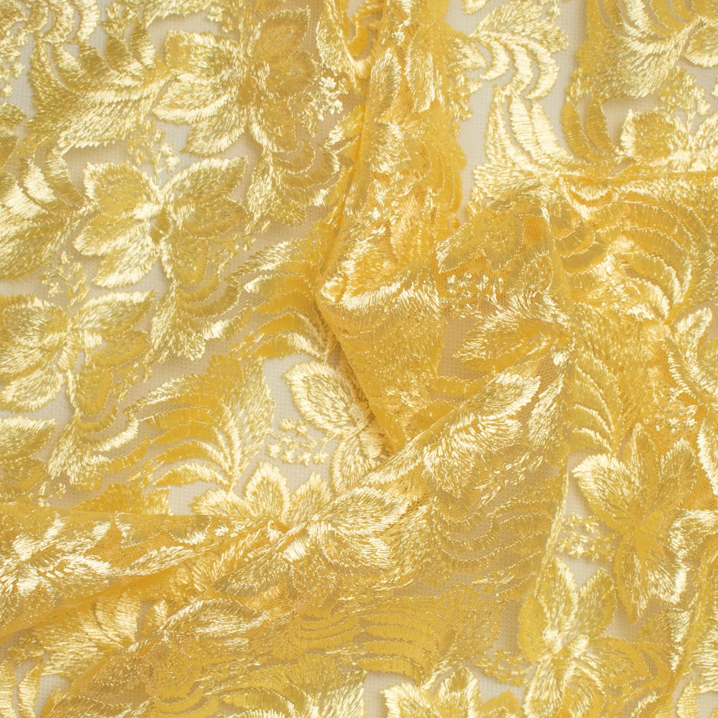 Embroidered Lace BF-61200 Lemon