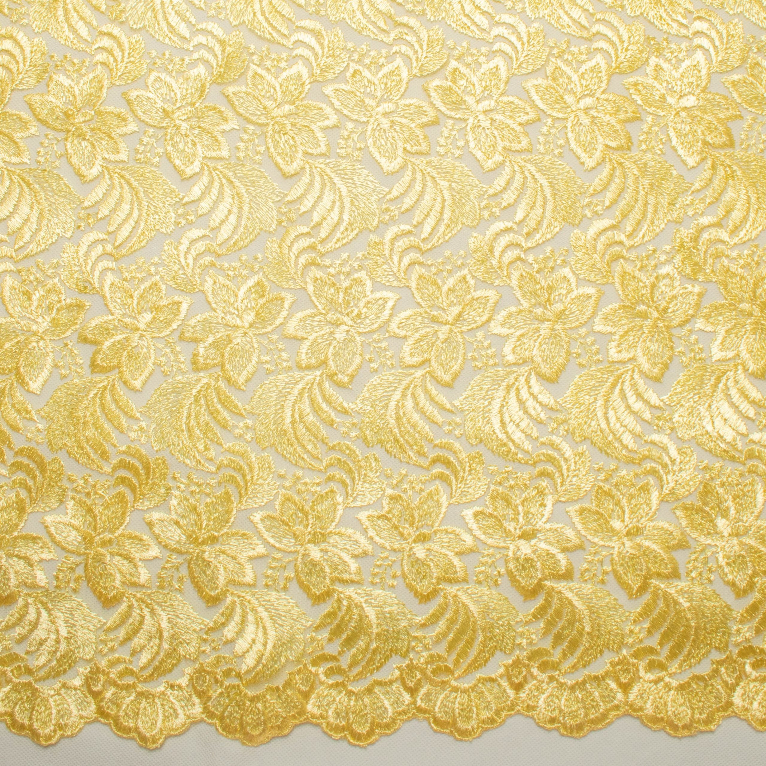 Embroidered Lace BF-61200 Lemon