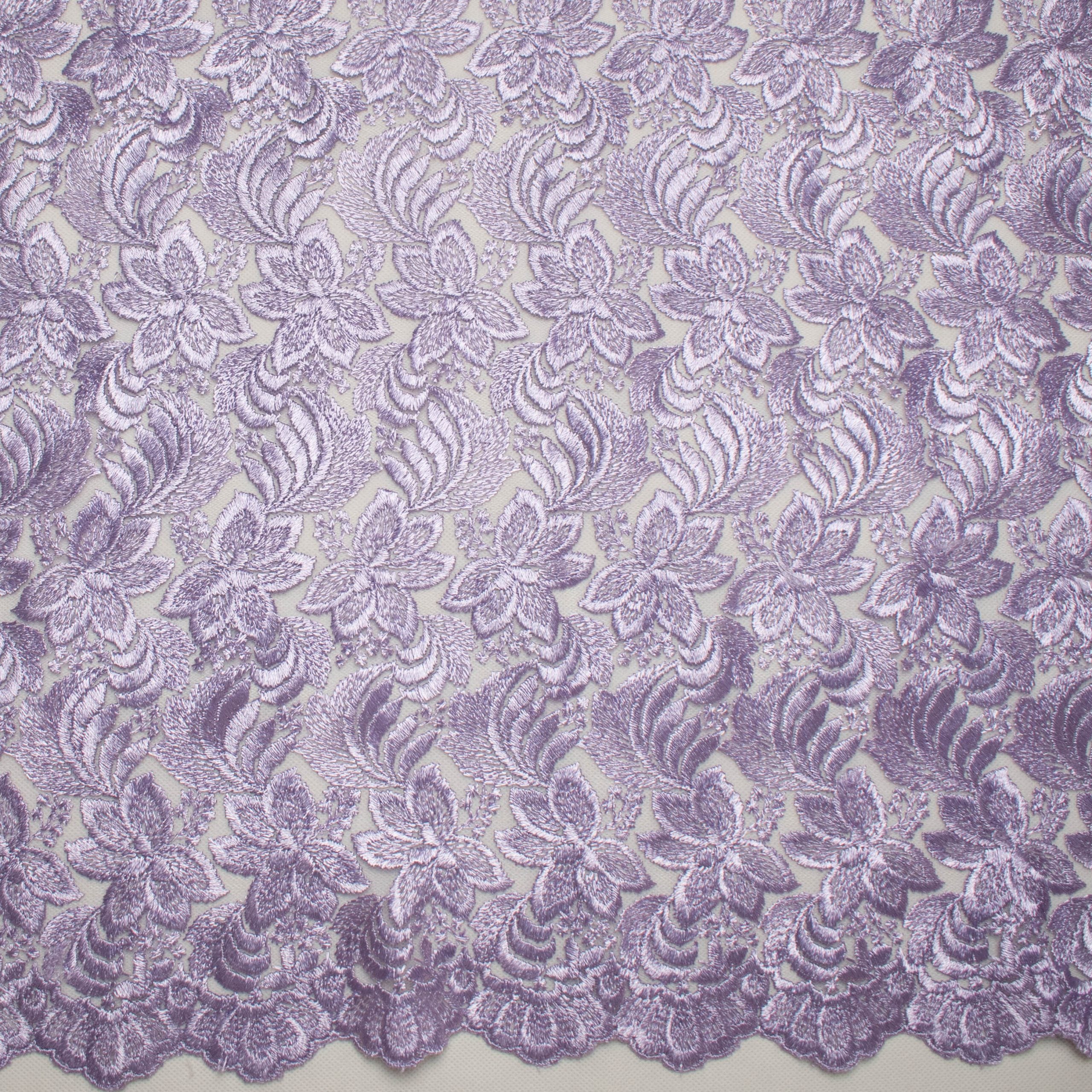 Embroidered Lace BF-61200 Mauve