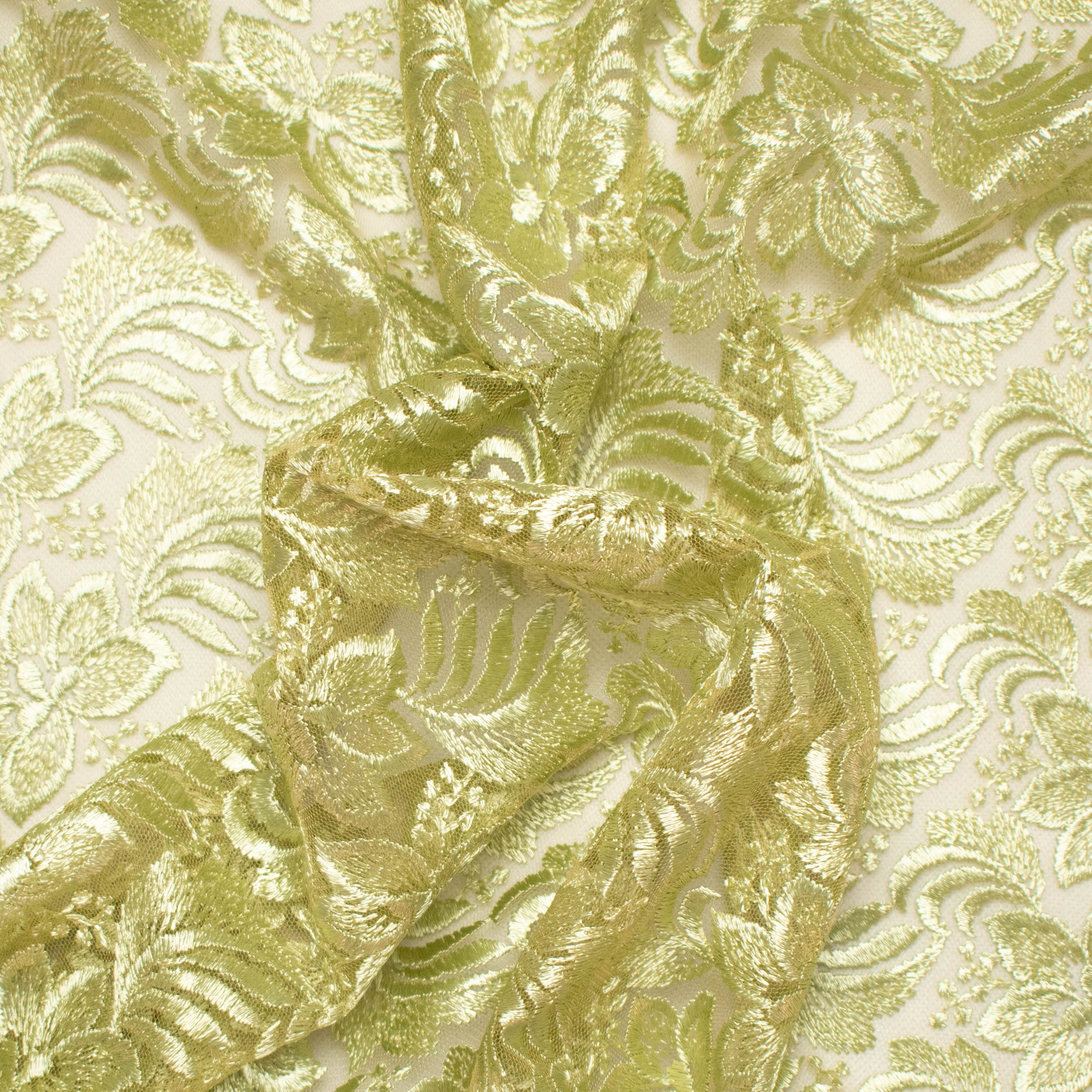 Embroidered Lace BF-61200 Moss