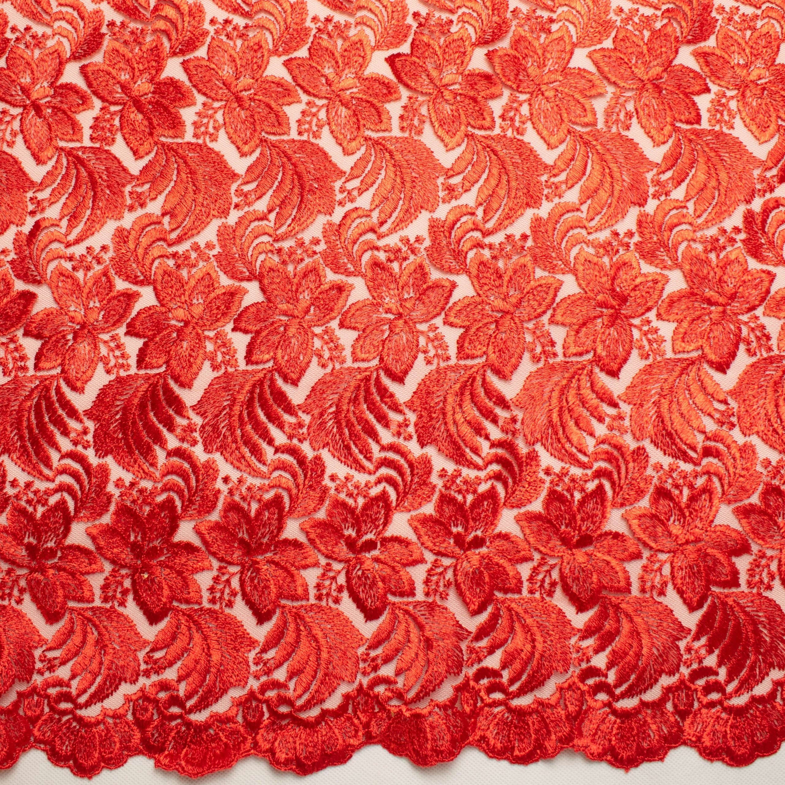 Embroidered Lace BF-61200 Red