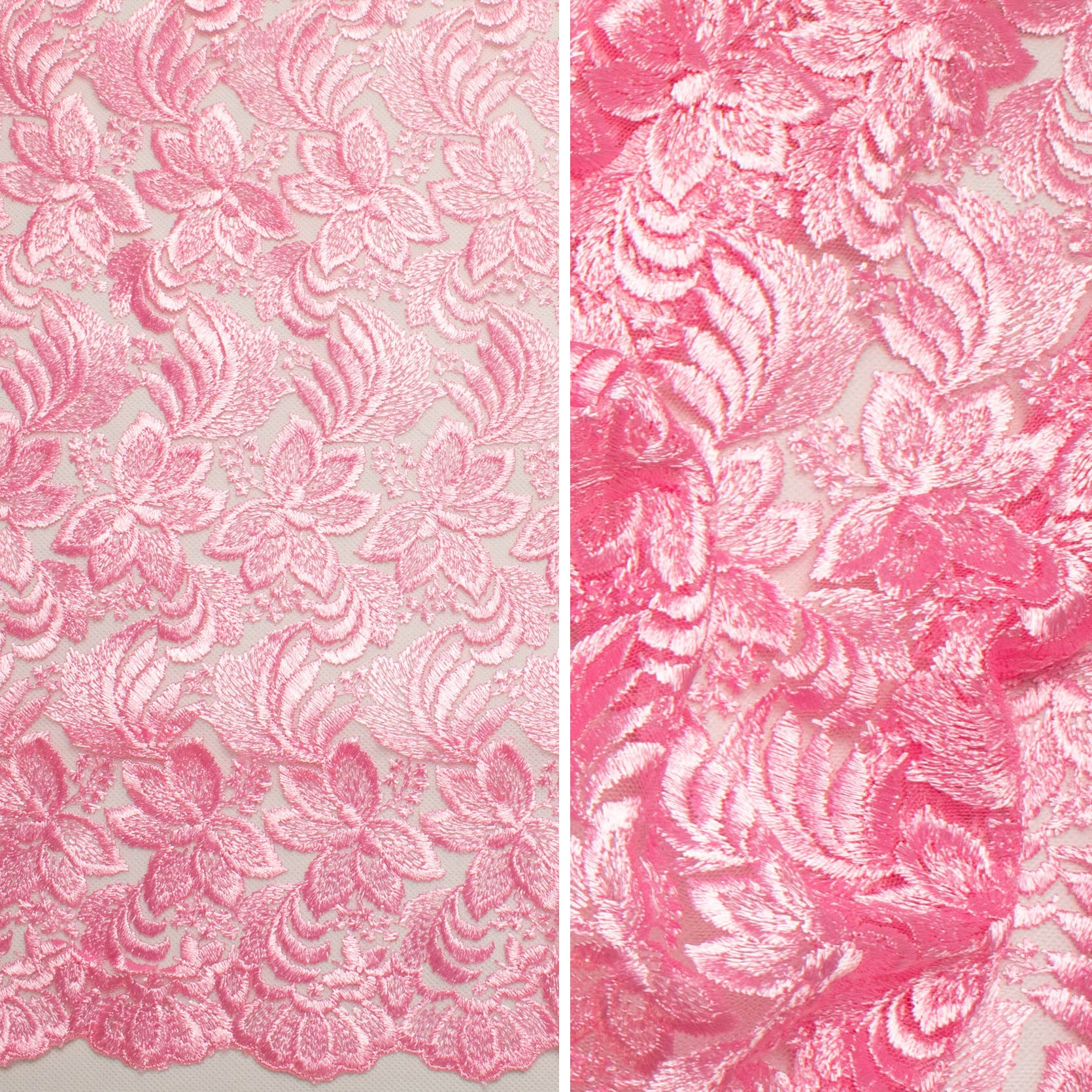Embroidered Lace BF-61200 Rose