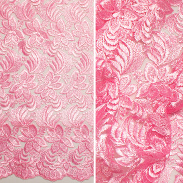 Embroidered Lace BF-61200 Rose