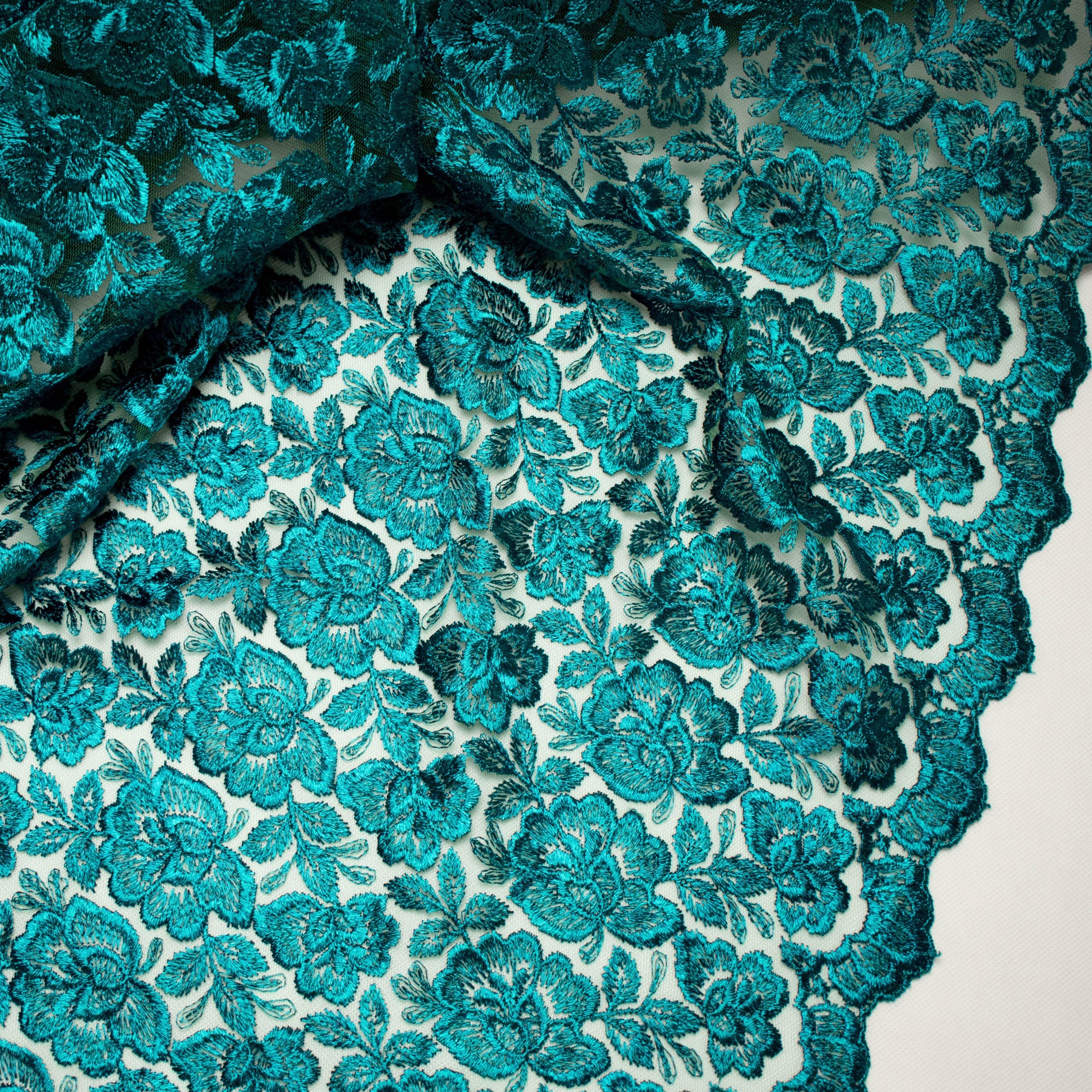 Embroidered Lace BF-62233 Apple green