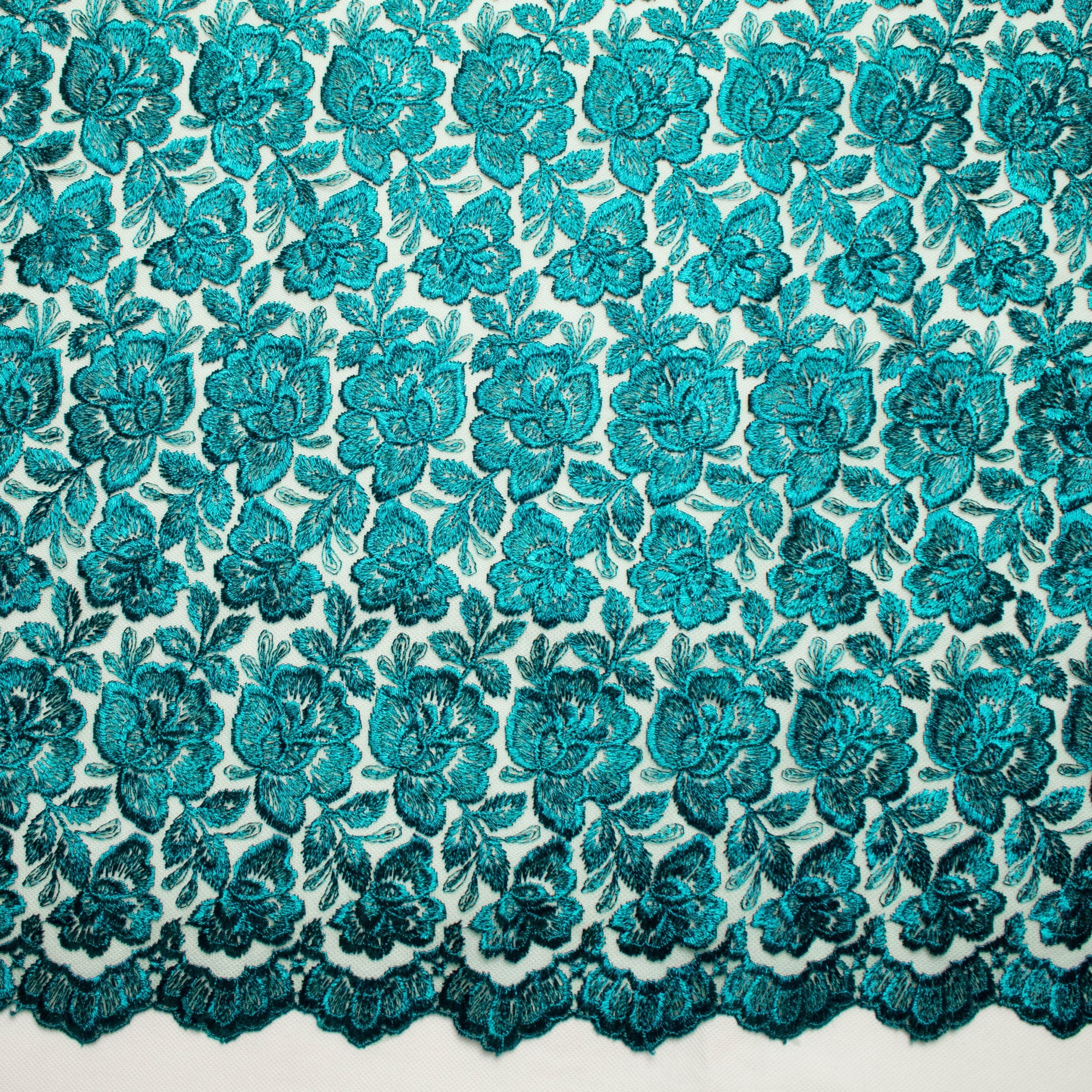 Embroidered Lace BF-62233 Apple green