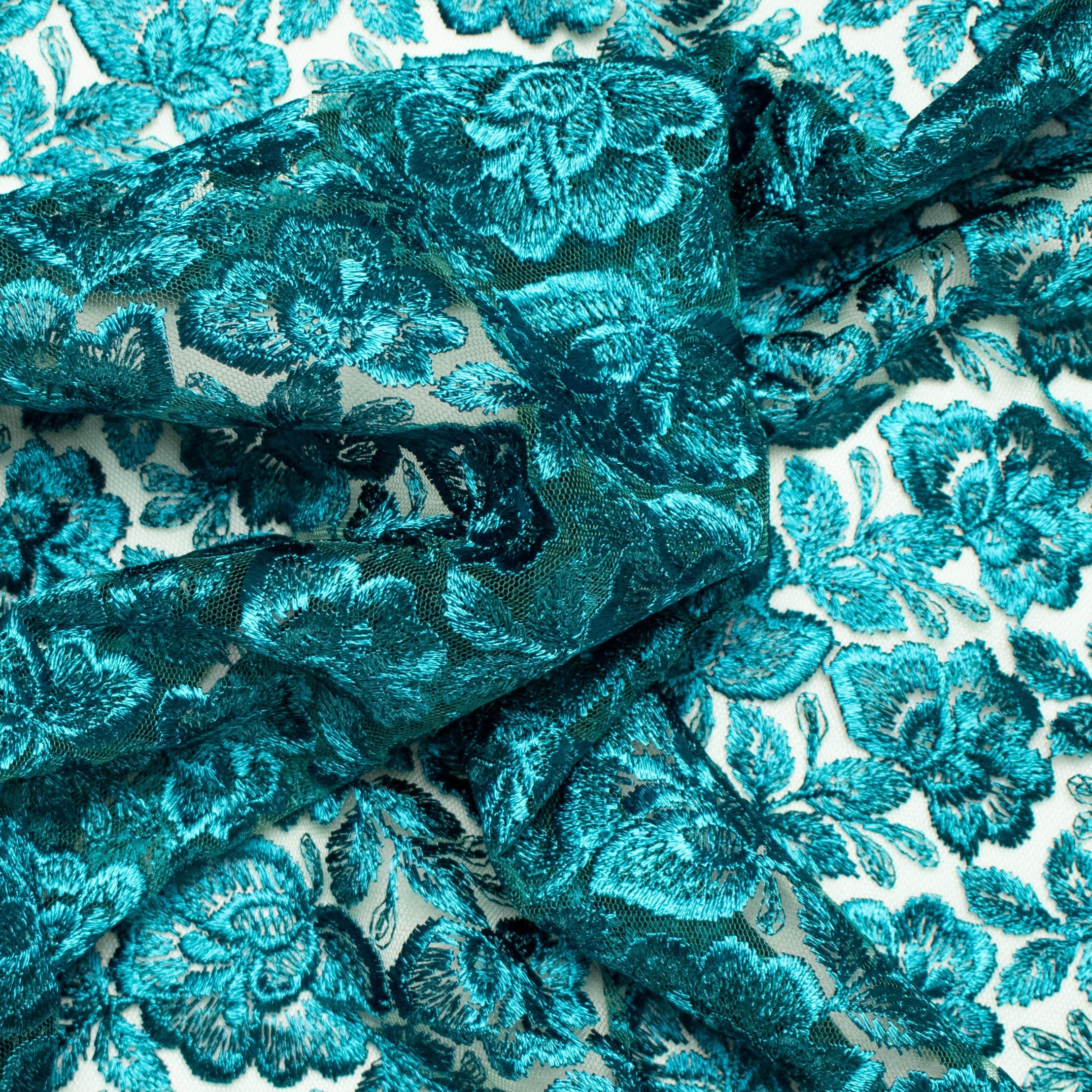 Embroidered Lace BF-62233 Apple green