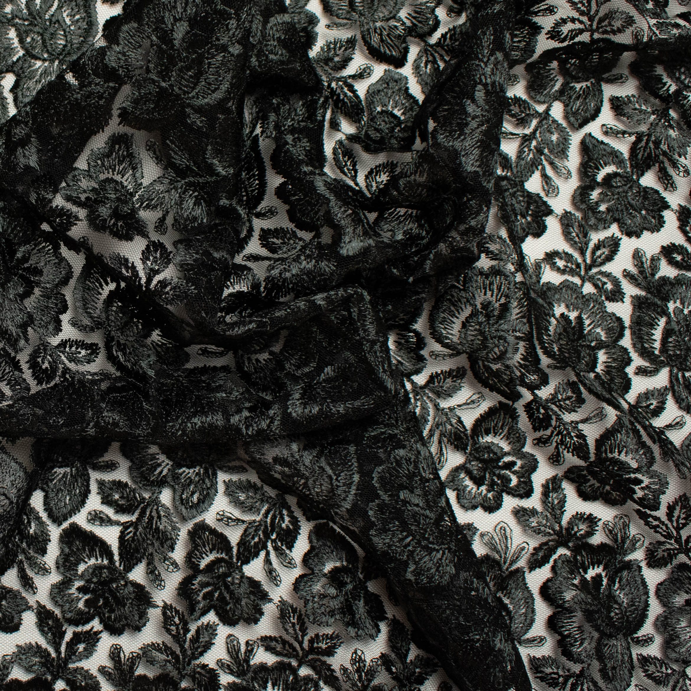 Embroidered Lace BF-62233 Black