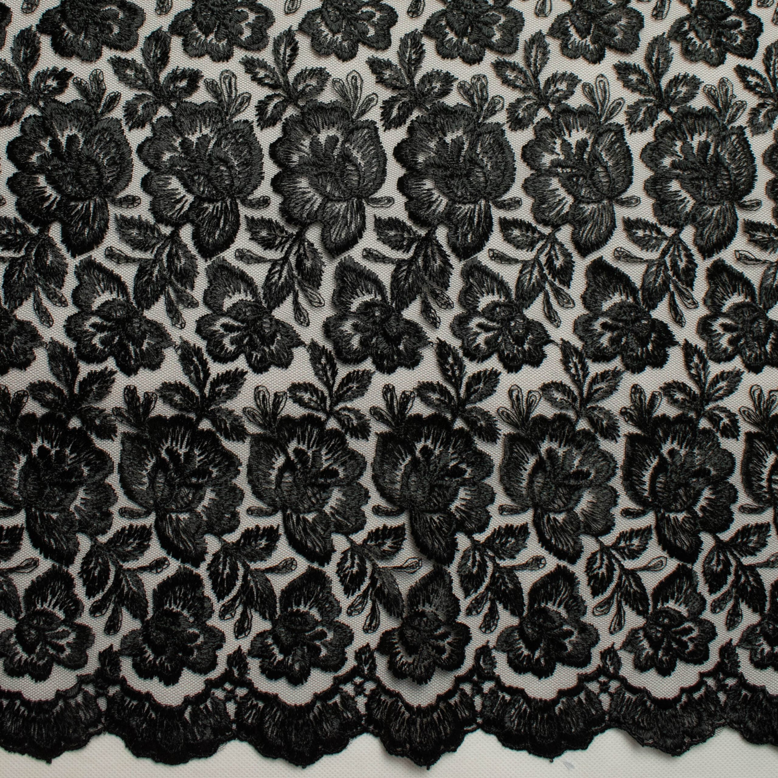 Embroidered Lace BF-62233 Black