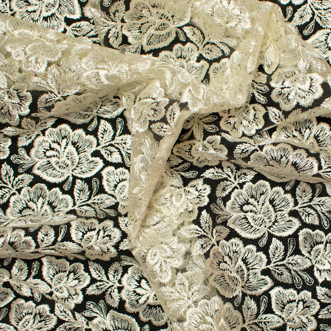 Embroidered Lace BF- 62233 Ivory