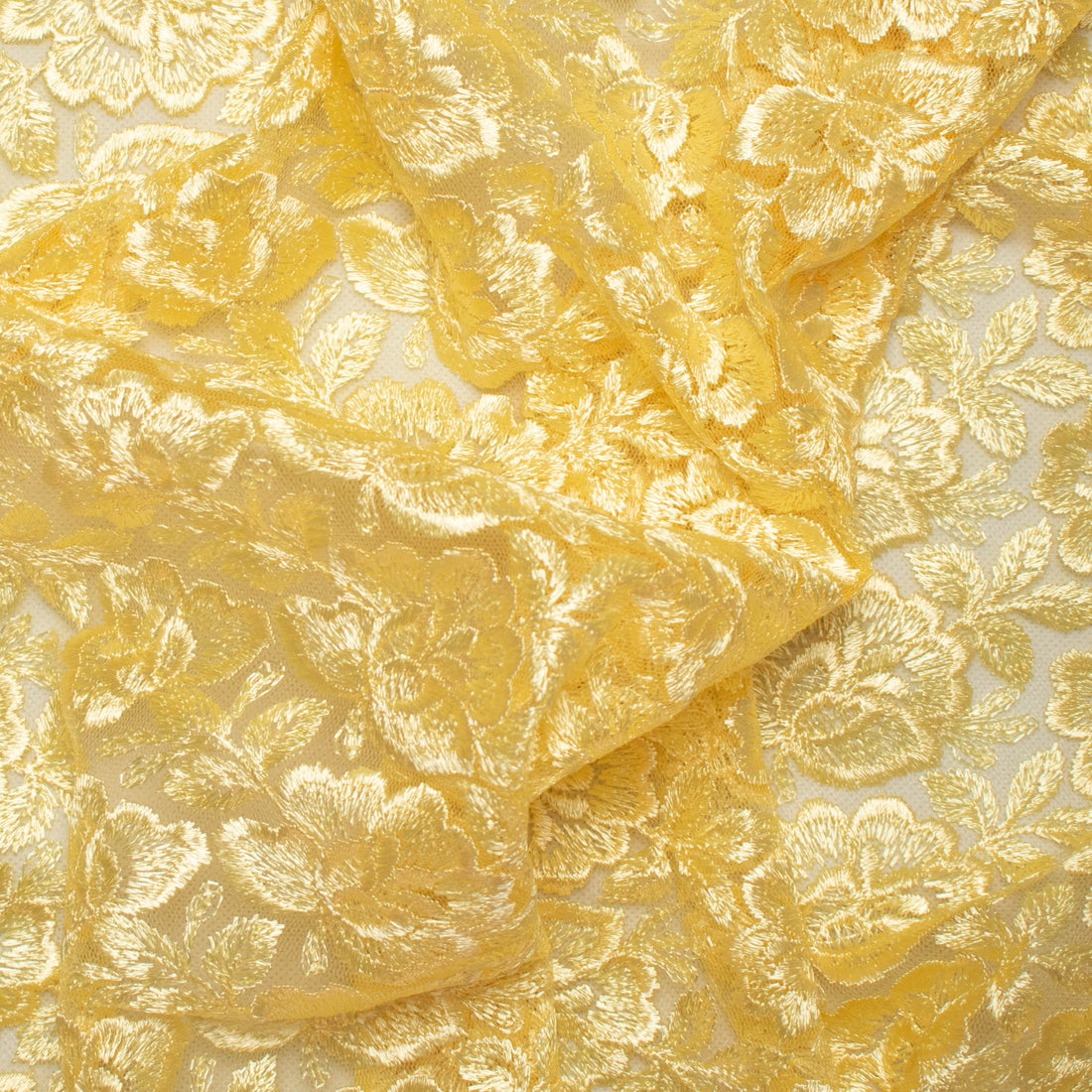 Embroidered Lace BF-62233 Lemon