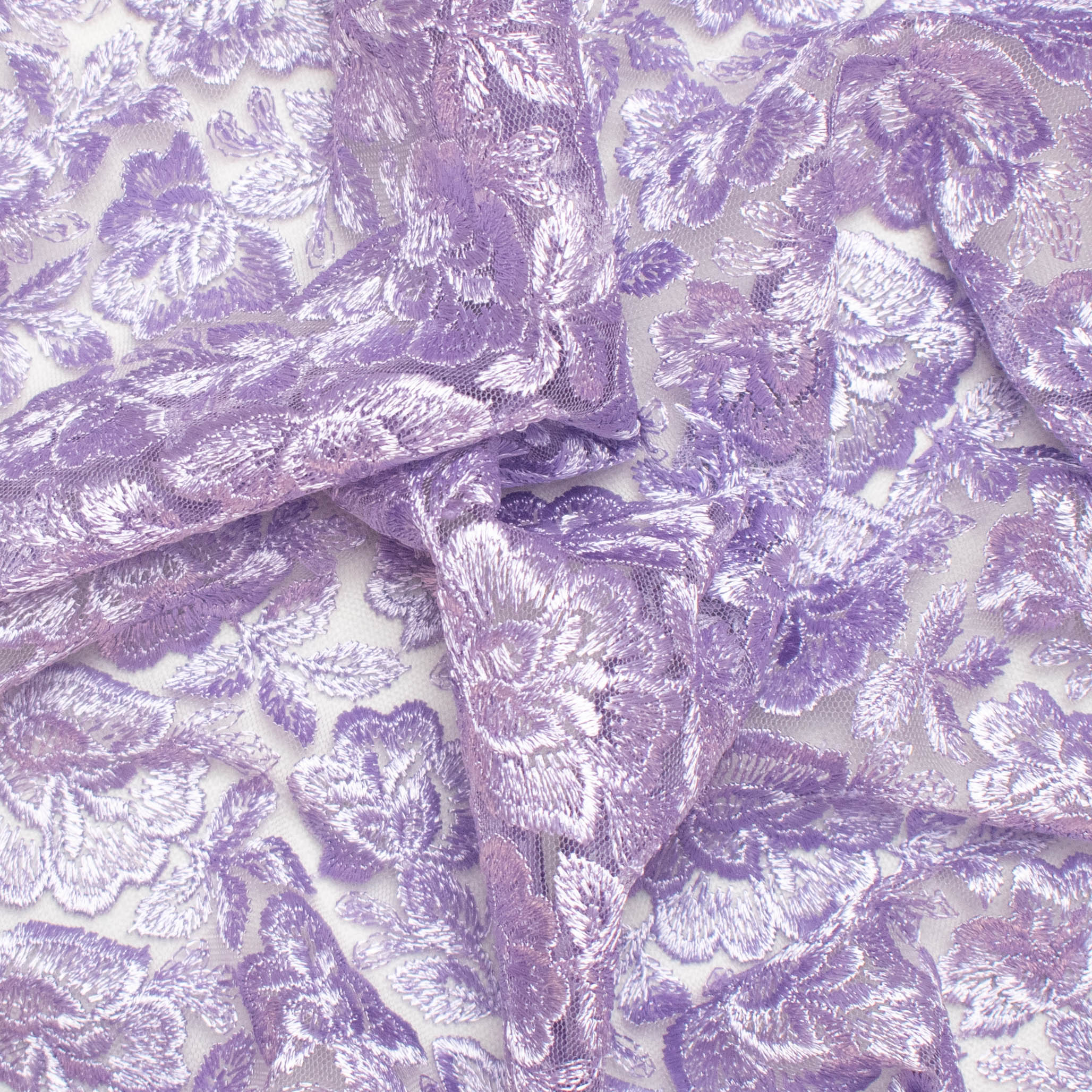 Embroidered Lace BF-62233 Mauve