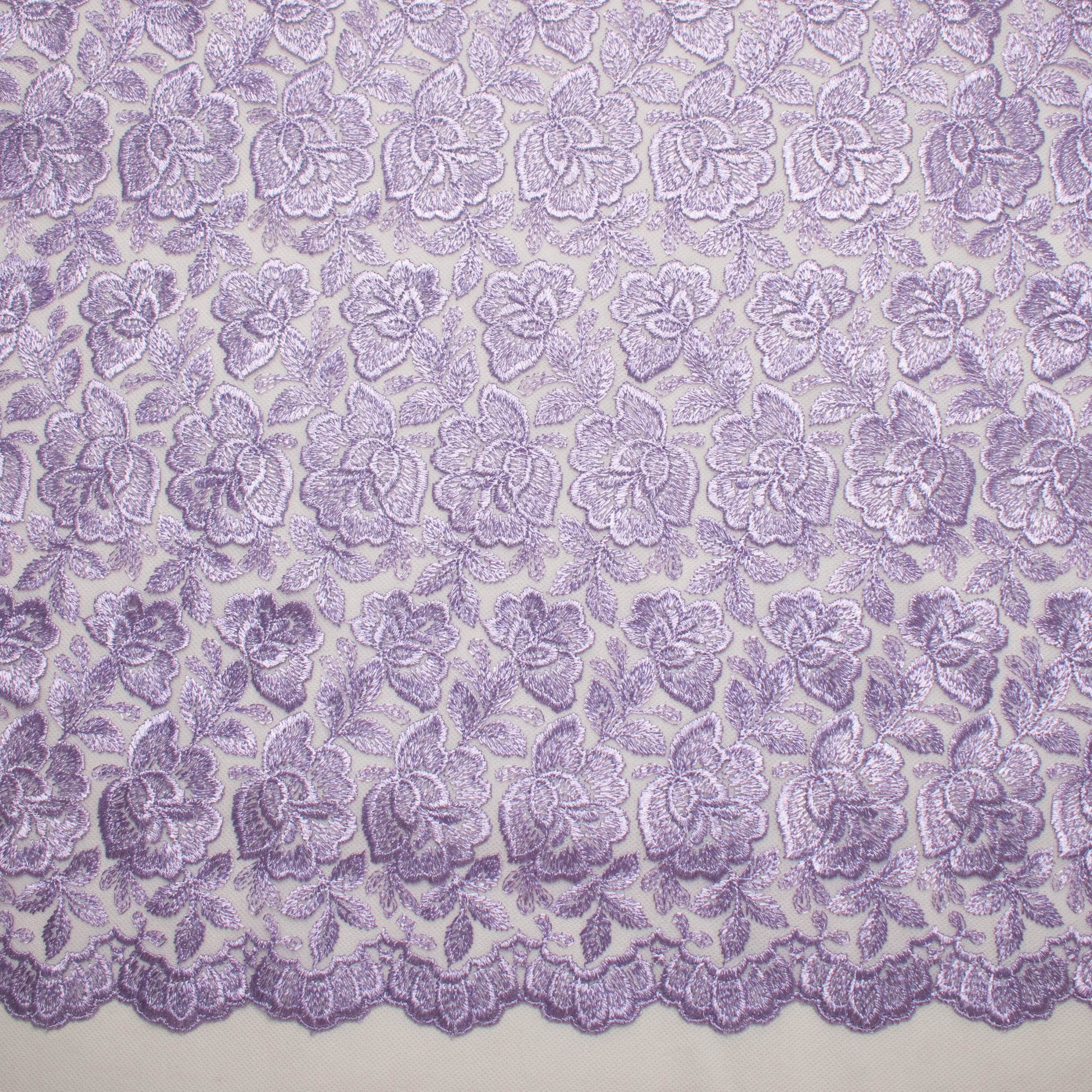 Embroidered Lace BF-62233 Mauve