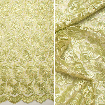 Embroidered Lace BF-62233 Moss