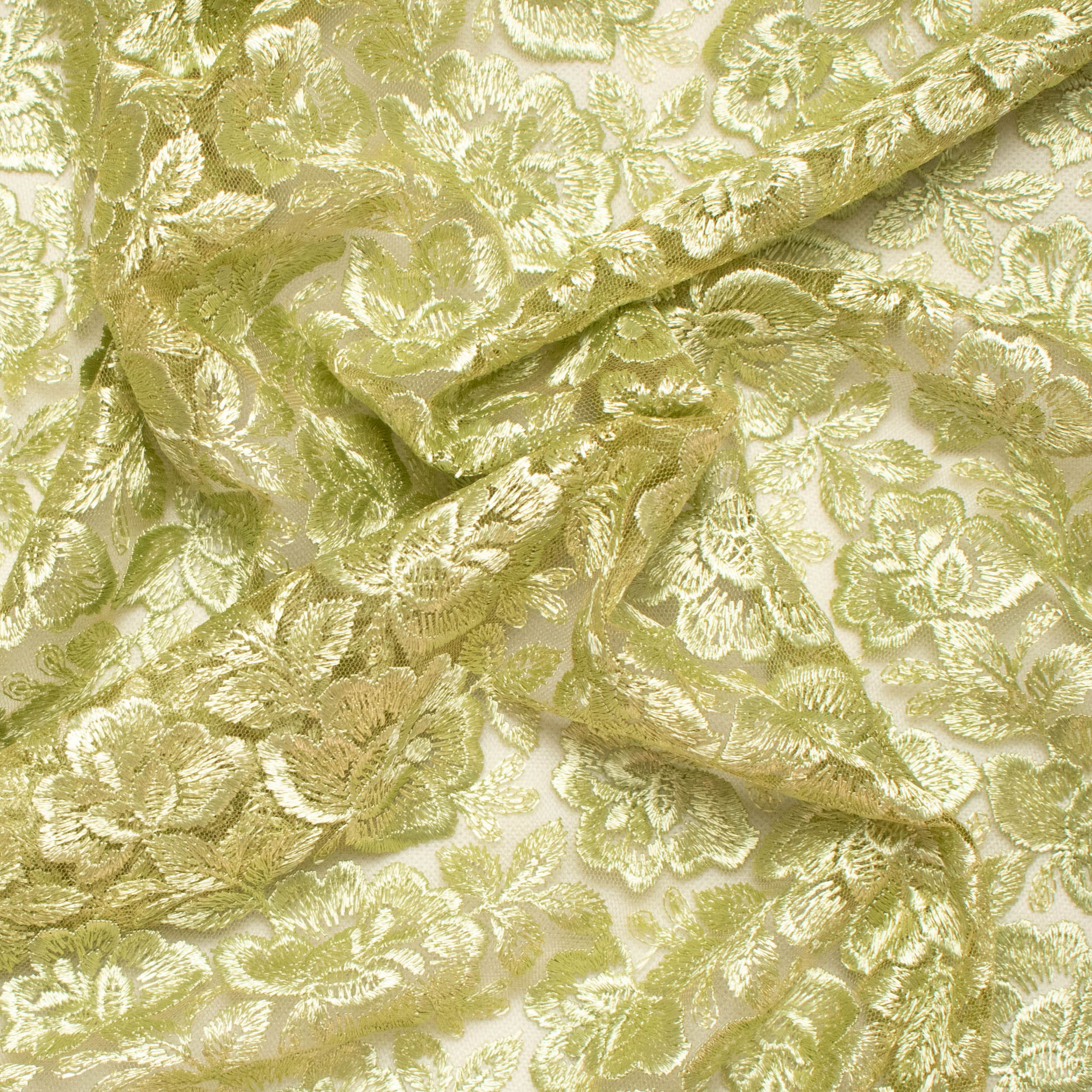 Embroidered Lace BF-62233 Moss