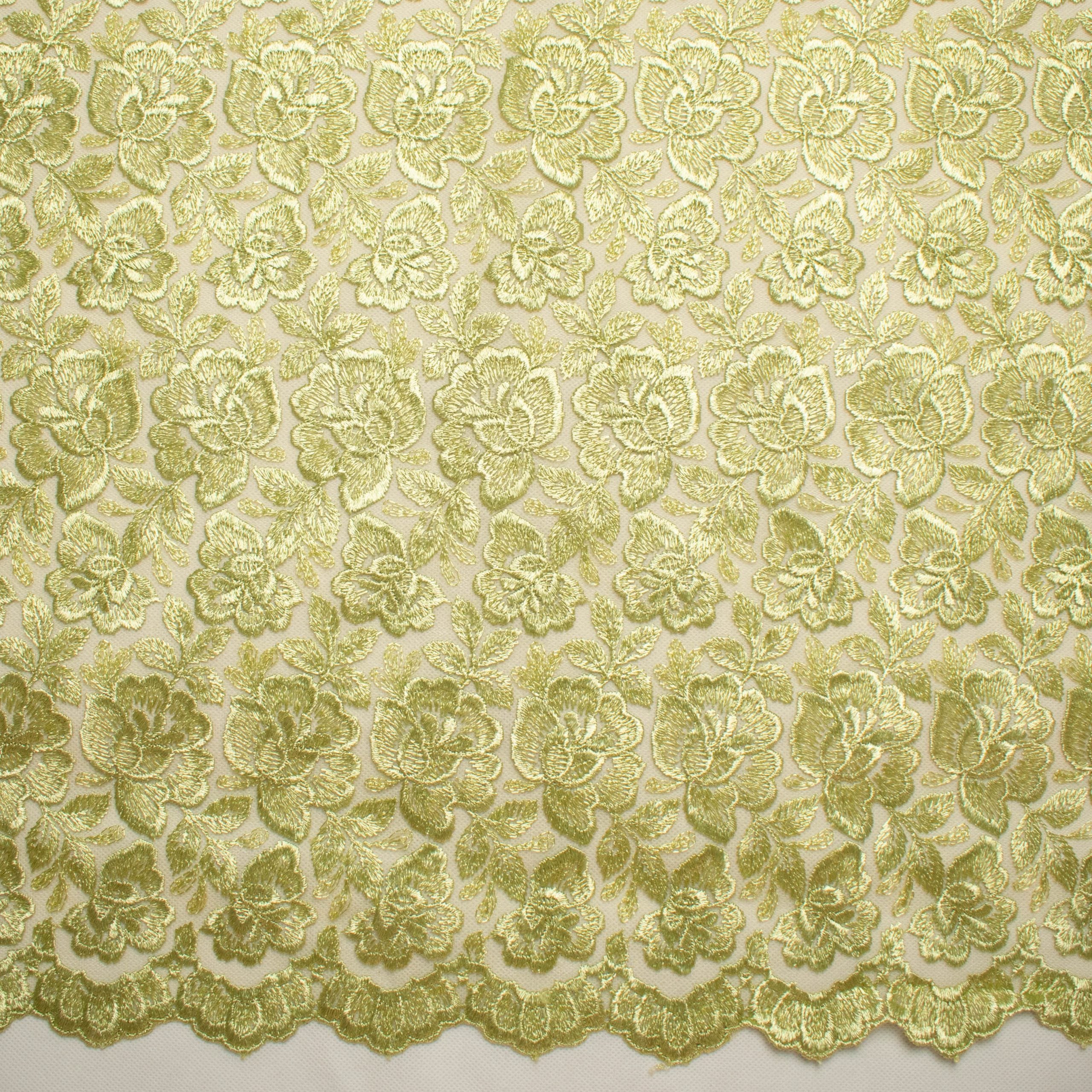 Embroidered Lace BF-62233 Moss