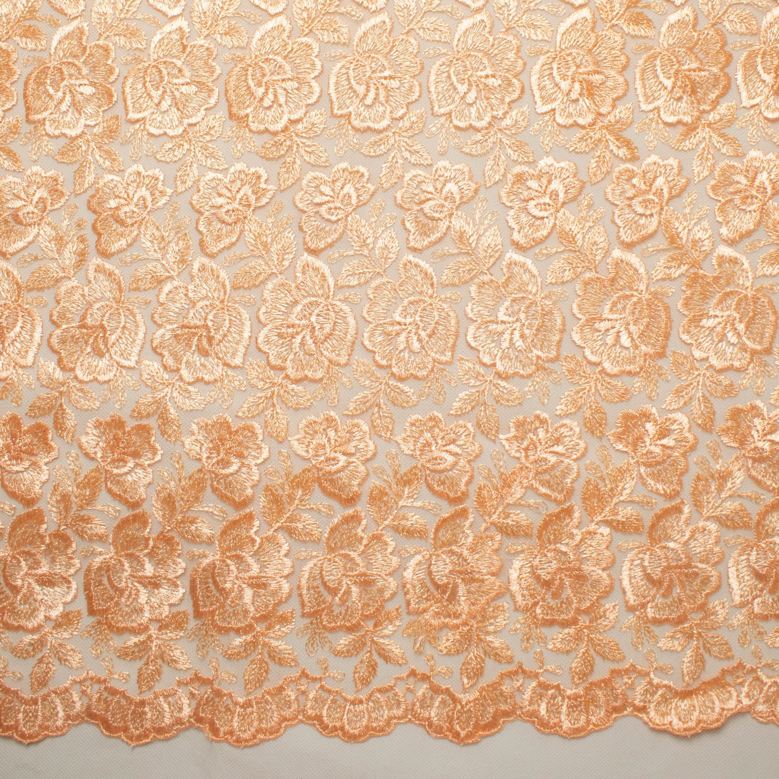 Embroidered Lace BF-62233 Peach