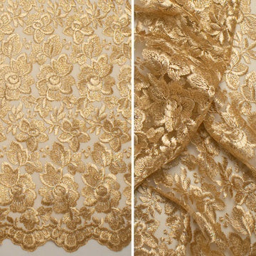 Embroidered Lace BF-62287 Honey