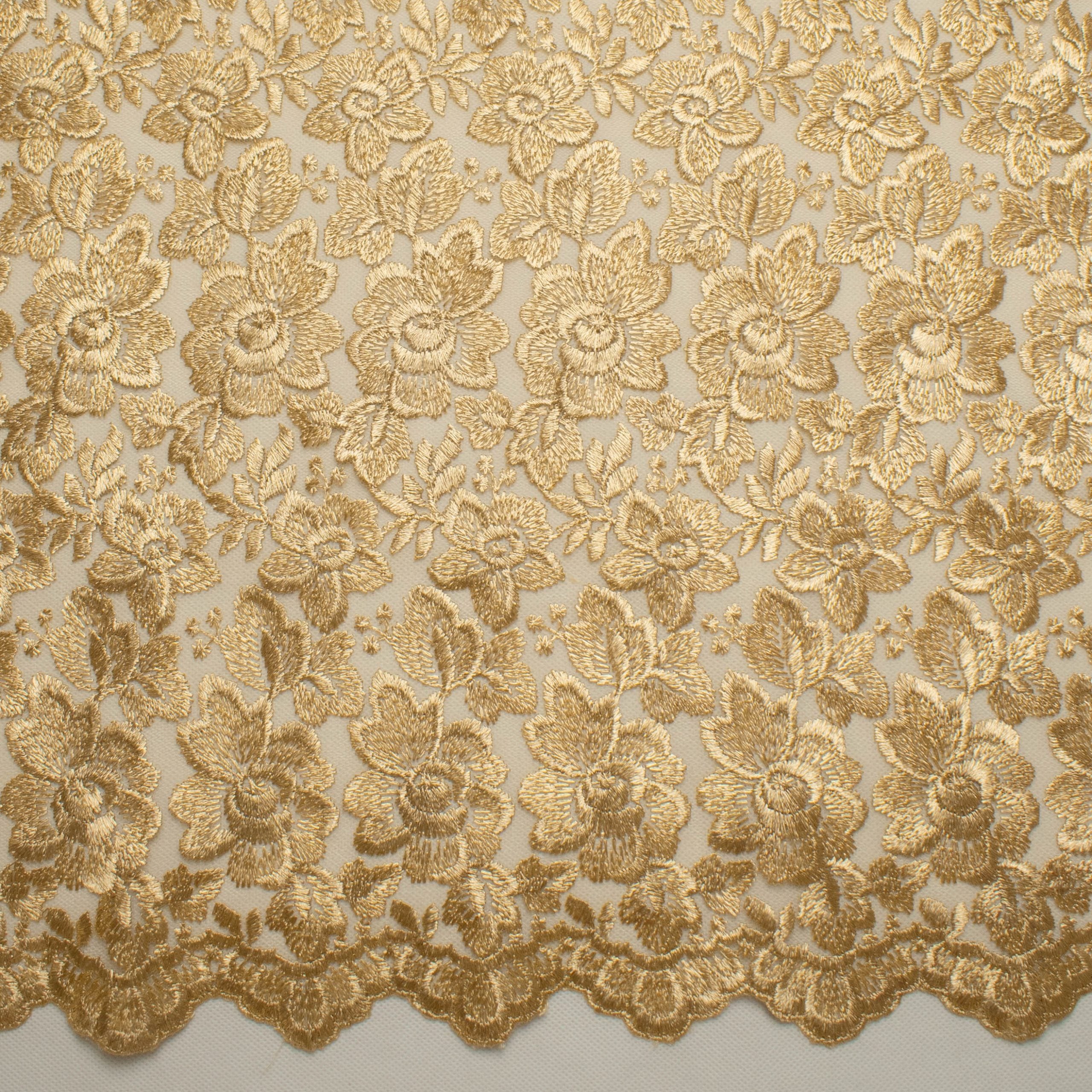 Embroidered Lace BF-62287 Honey