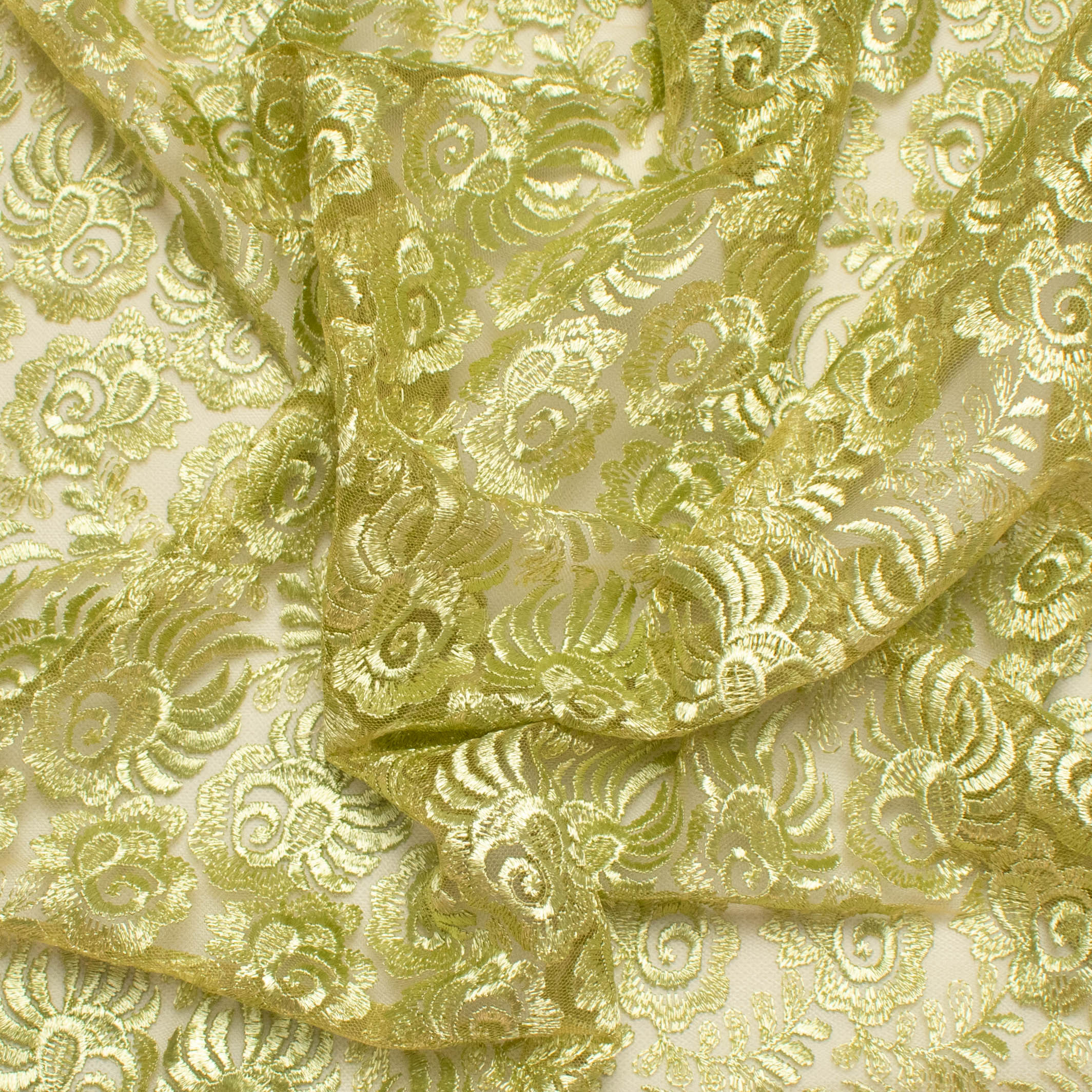 Embroidered Lace BF-62500 Pistachio