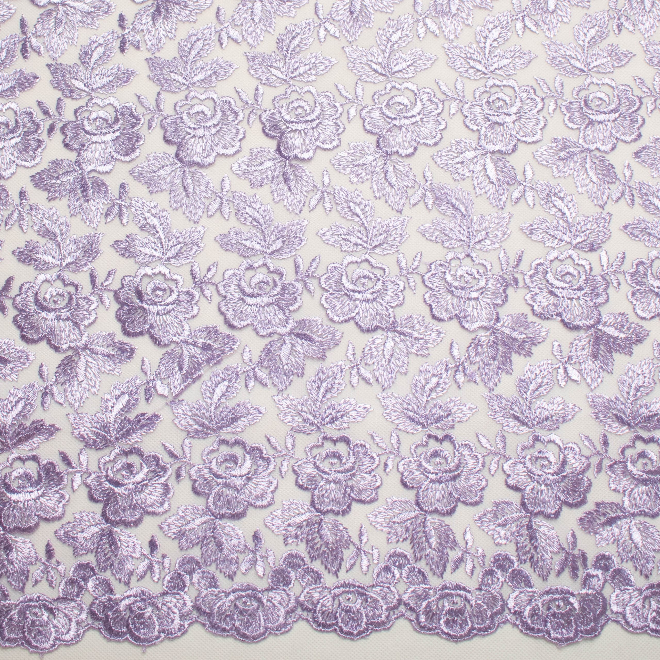 Embroidered Lace BF-64603 Mauve