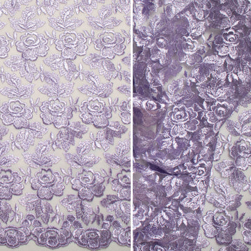Embroidered Lace BF-64603 Mauve