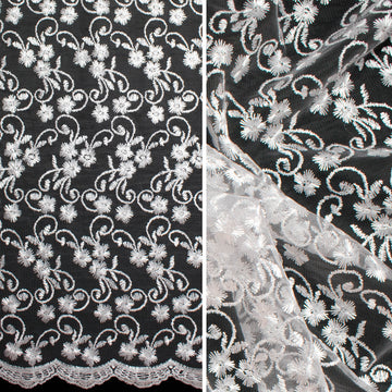 Embroidered Lace BF-89491R2 White