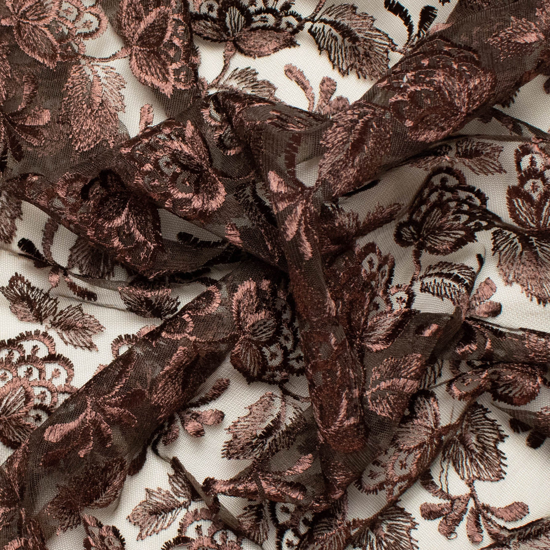 Embroidered Lace BF-MF5 Brown