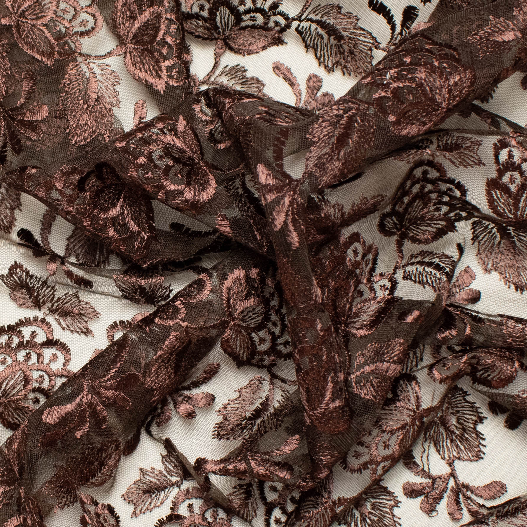 Embroidered Lace BF-MF5 Brown