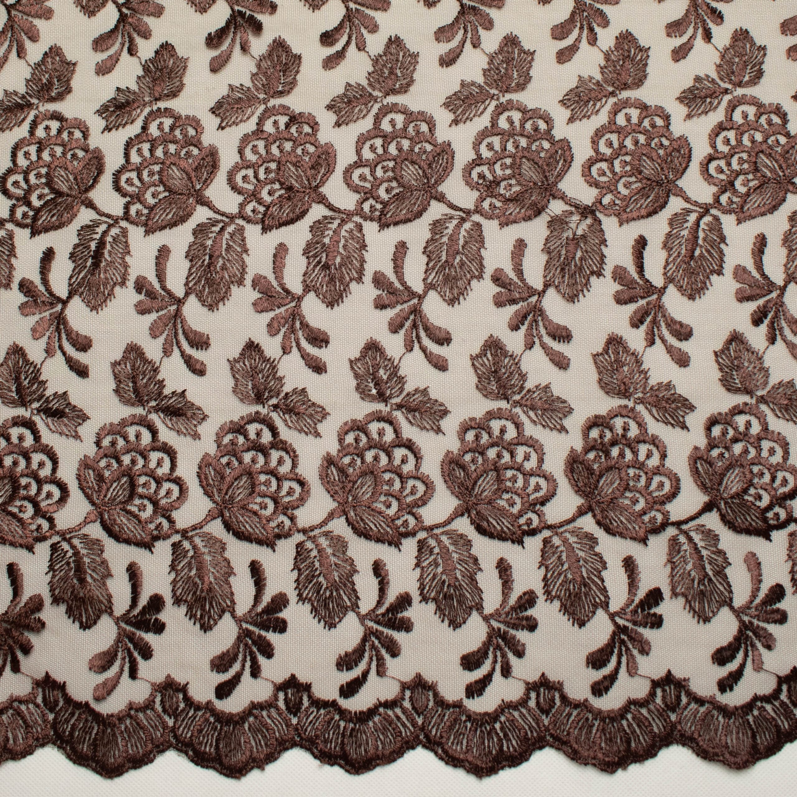 Embroidered Lace BF-MF5 Brown