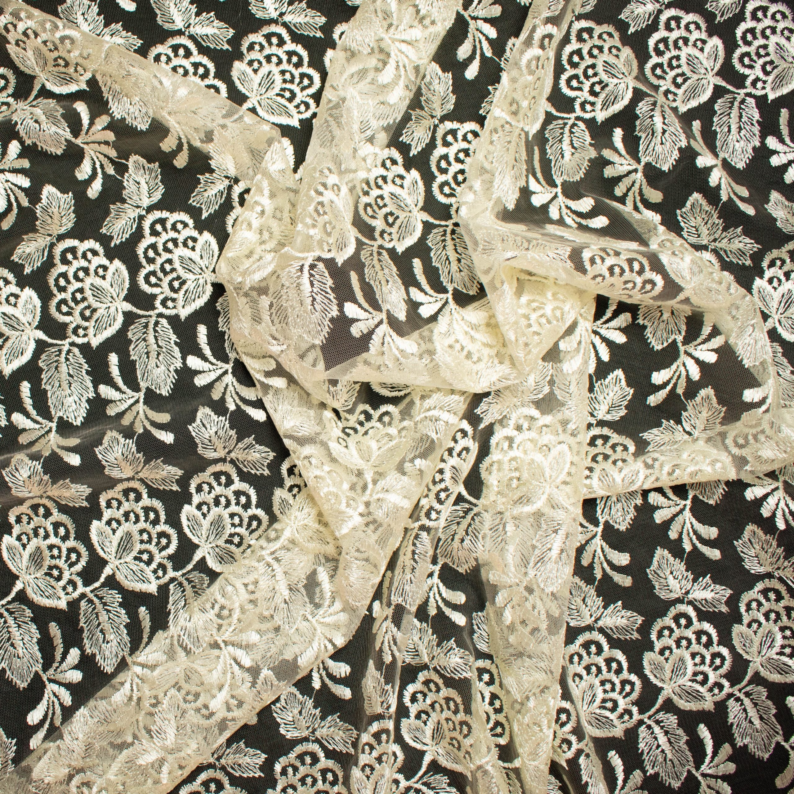 Embroidered Lace BF-MF5 Cream