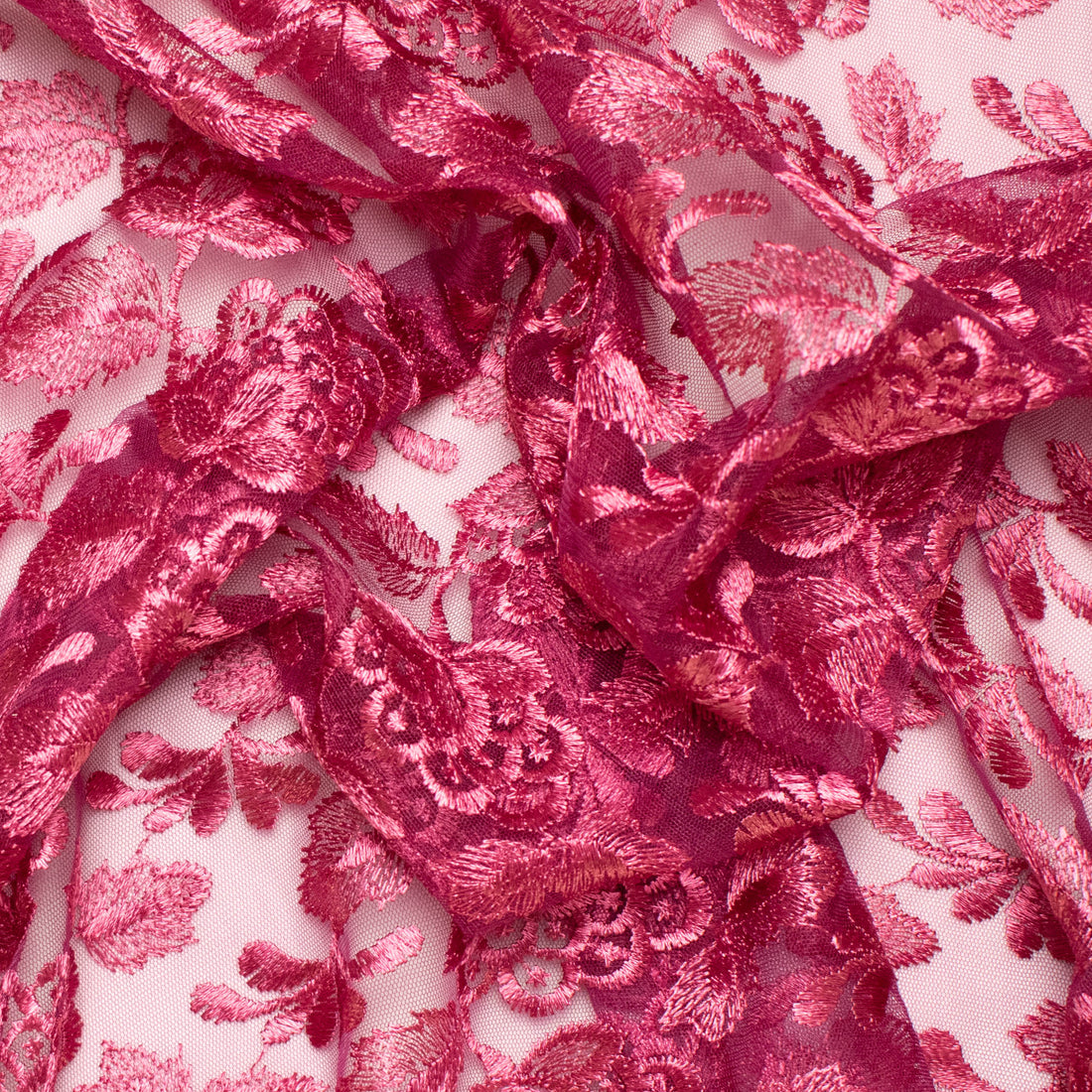 Embroidered Lace BF--MF5 Dark Pink
